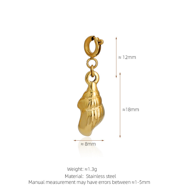 Stainless Steel Marine Life Starfish Shells Conch And Hearts