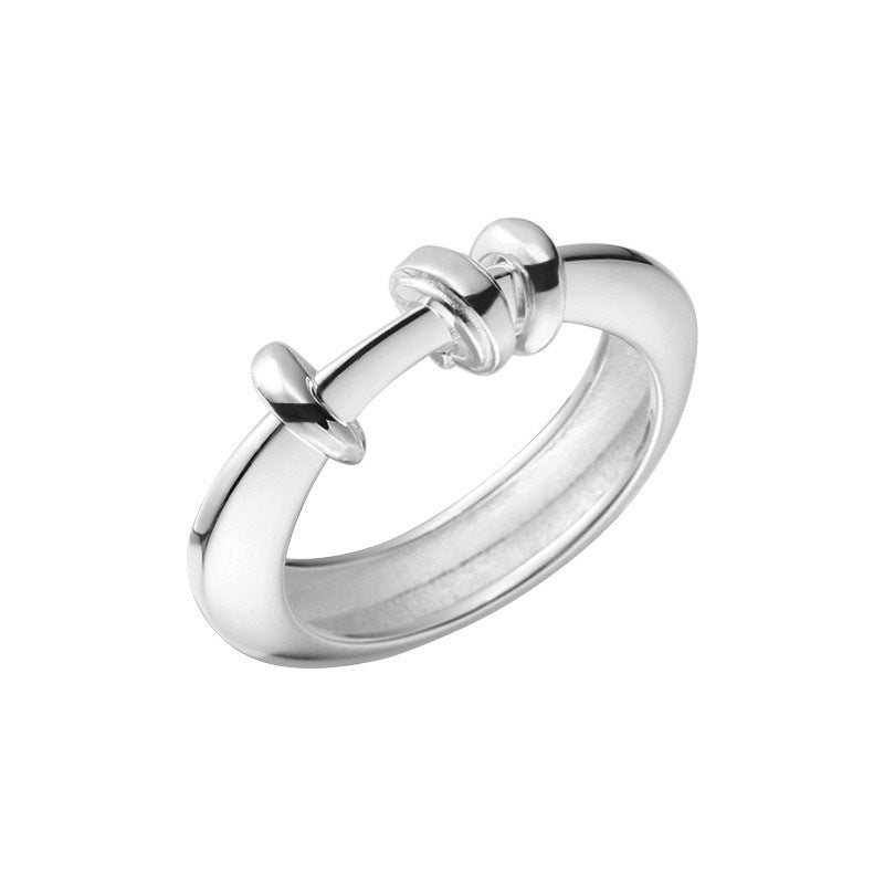 Heavy-duty Index Finger Ring S925 Sterling Silver Jewelry