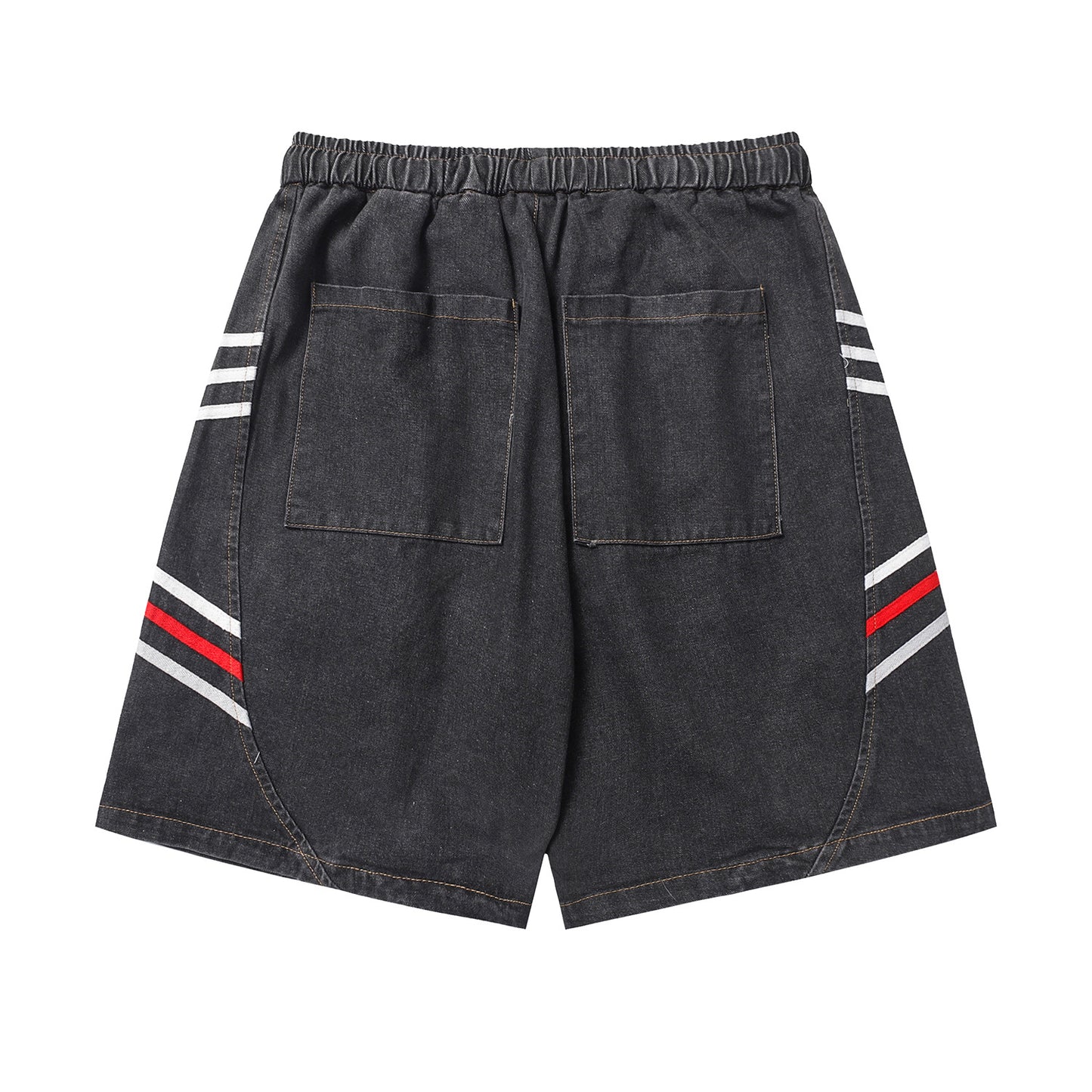American Washed Design Sense Baggy Denim Shorts