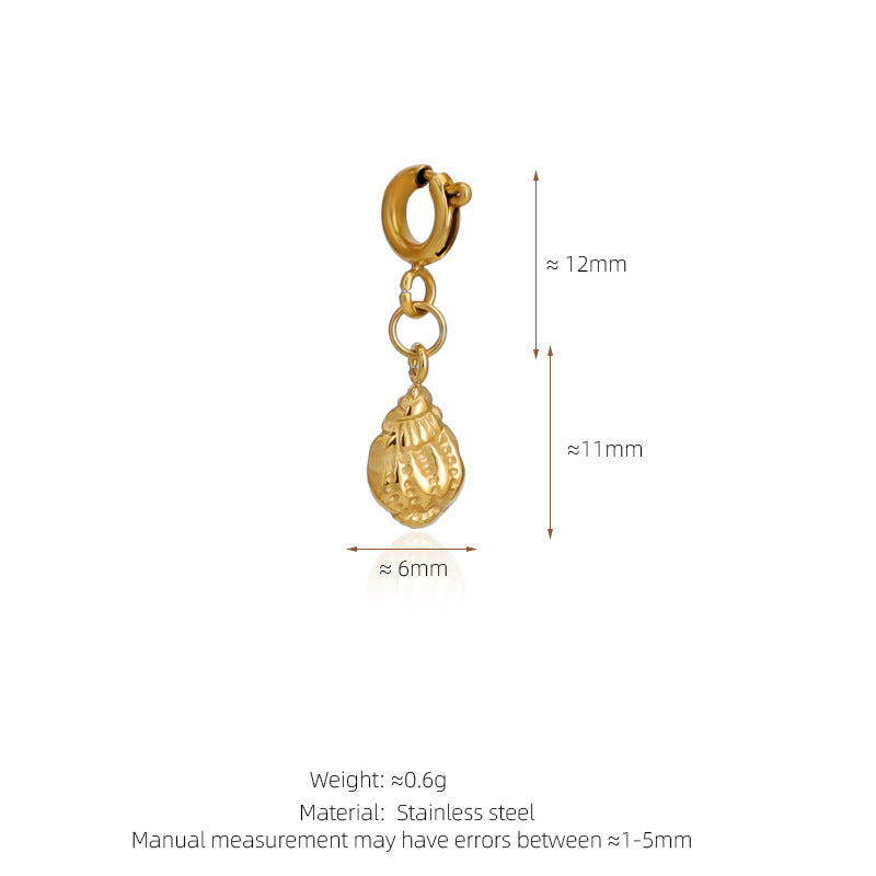 Stainless Steel Marine Life Starfish Shells Conch And Hearts