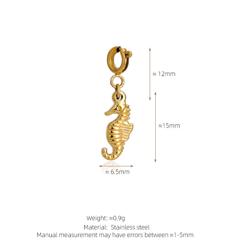 Stainless Steel Marine Life Starfish Shells Conch And Hearts